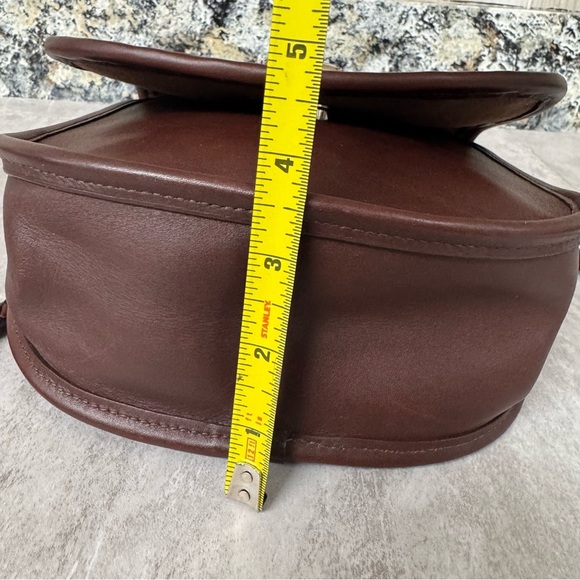 Vtg Brighton Weaved Brown Leather Crossbody Shoulder Purse Quiet Luxury Classic - Picture 7 of 14